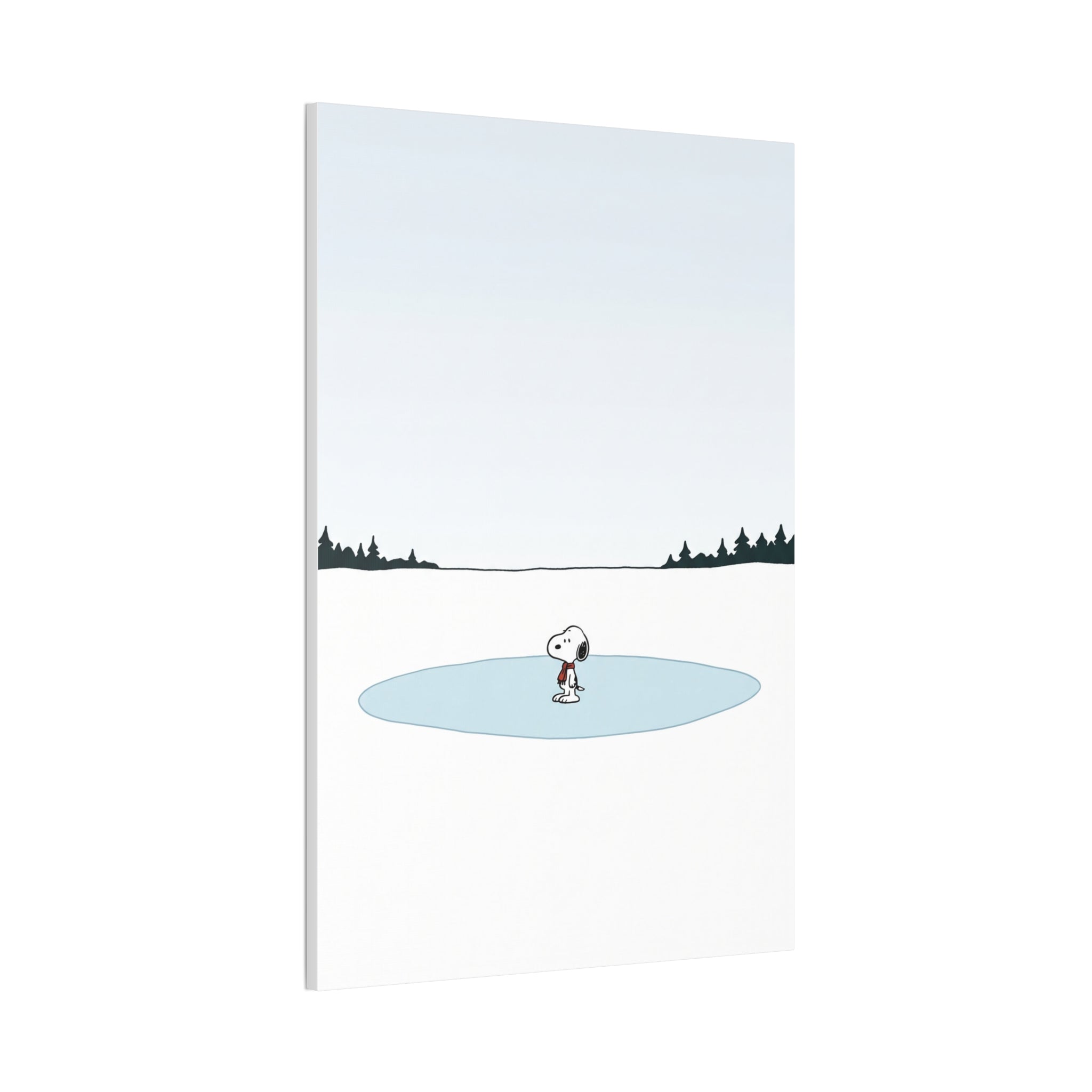 Snoopy Ice Rink Canvas