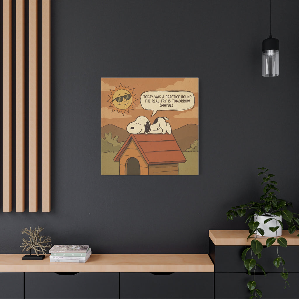 Doghouse Quote Canvas