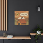 Doghouse Quote Canvas