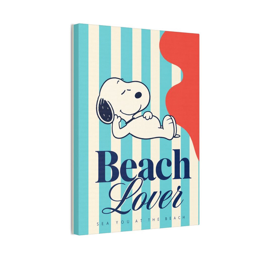 Snoopy Beach Lover Canvas