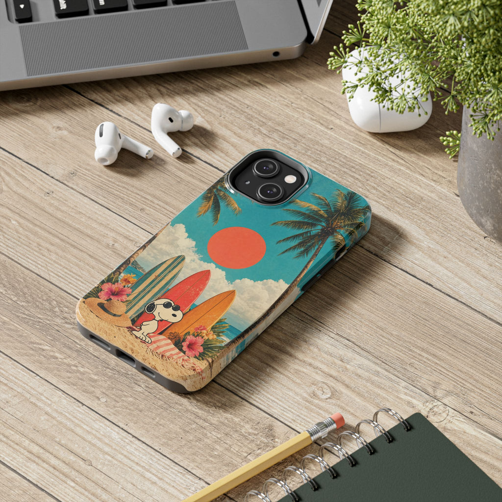 Retro Beach Sun Case