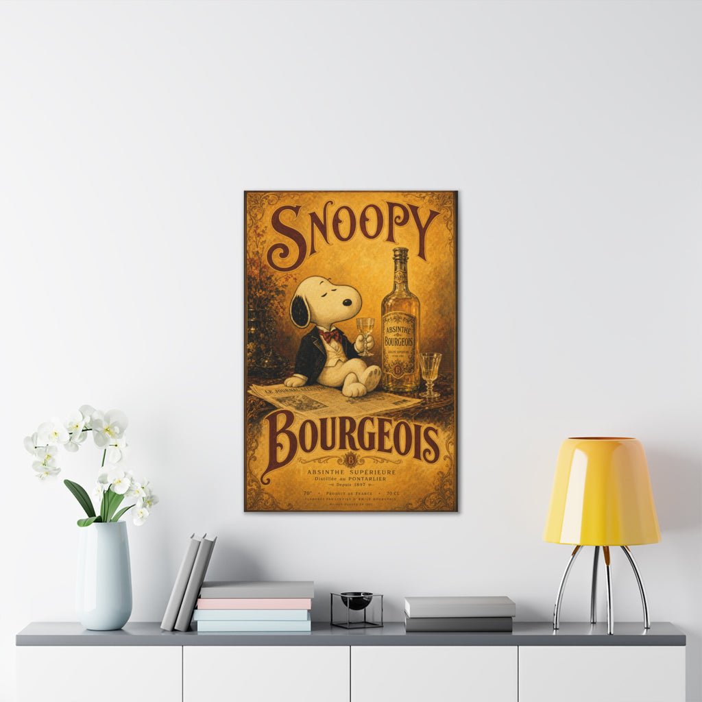 Snoopy Bourgeois Canvas