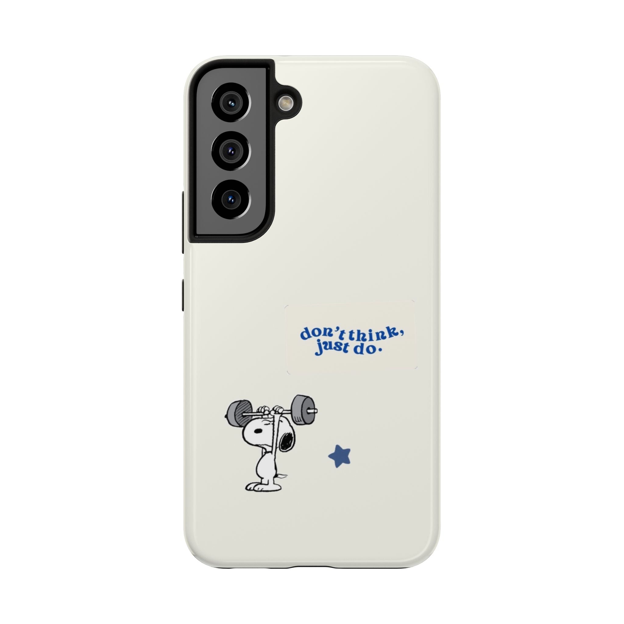 Snoopy Weightlifting Phone Case