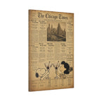 Peanuts Vintage Newspaper Canvas