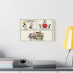 Peanuts Comic Strip Canvas