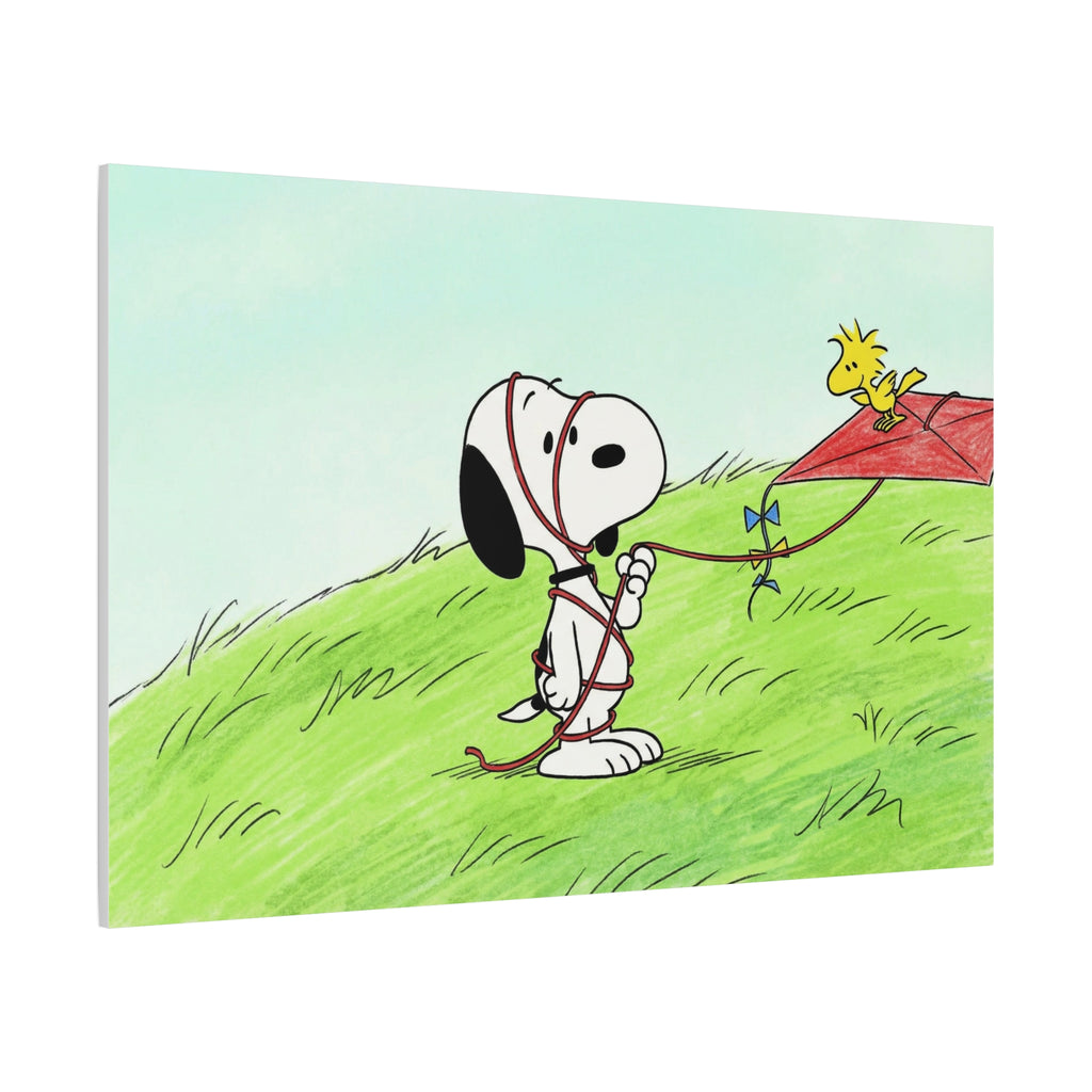Snoopy Flying Kite Canvas