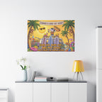 Summer Surf Scene Canvas