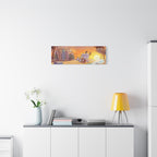 Surfing Snoopy Poster Canvas