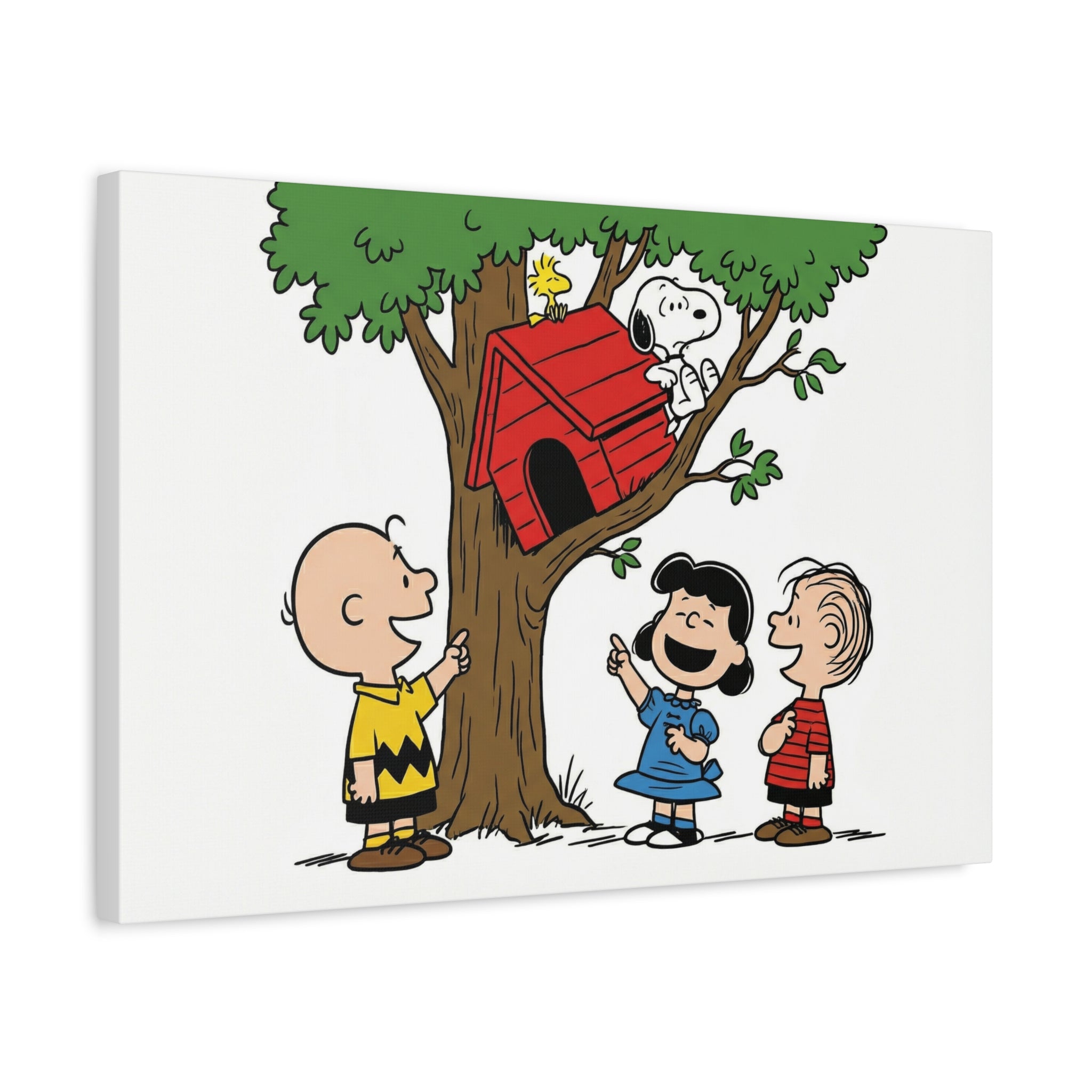 Peanuts Snoopy Red Doghouse Canvas