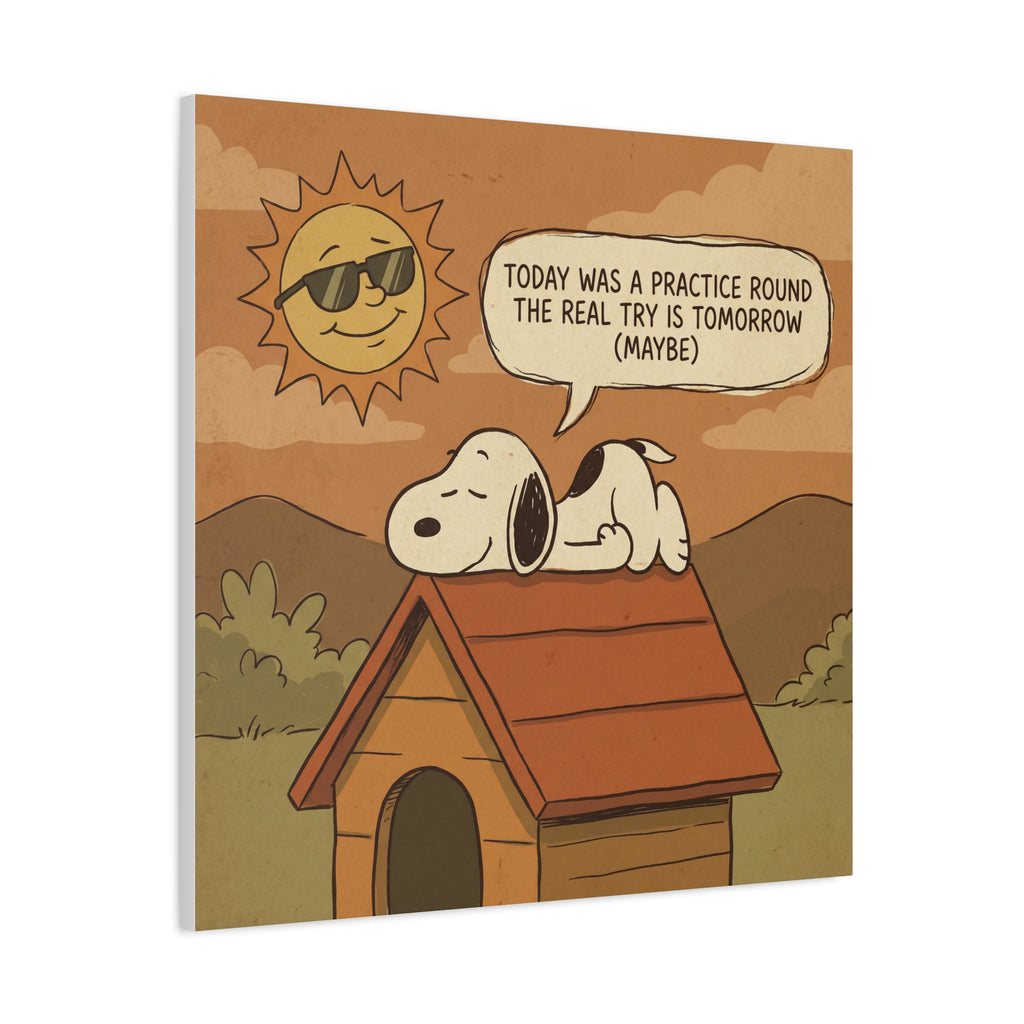 Doghouse Quote Canvas