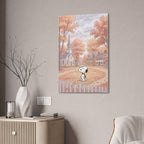 Snoopy Autumn Village Canvas