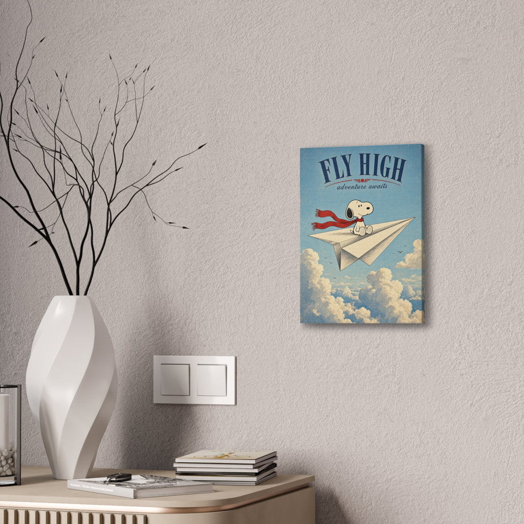Snoopy Fly High Canvas
