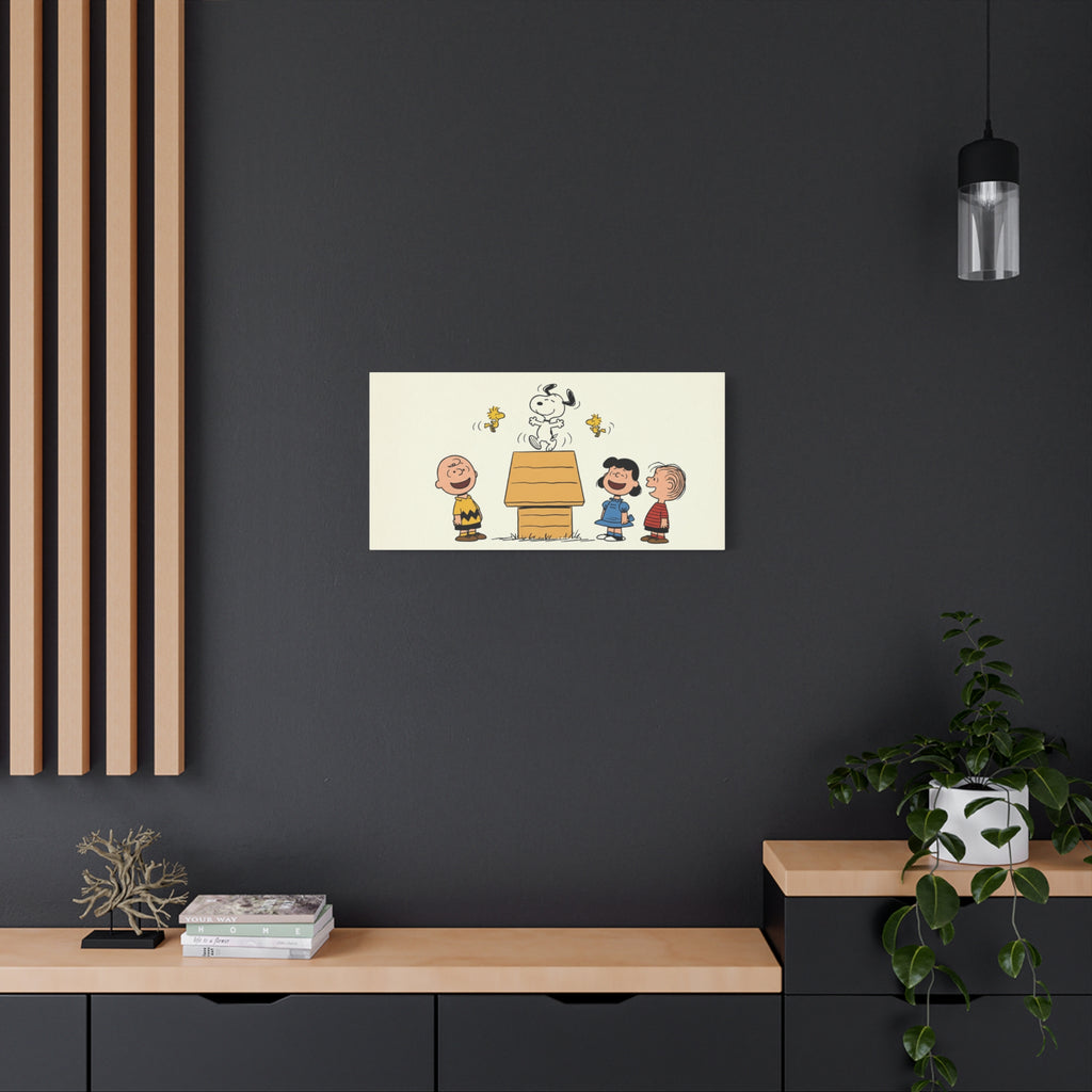 Snoopy Dancing Gang Canvas