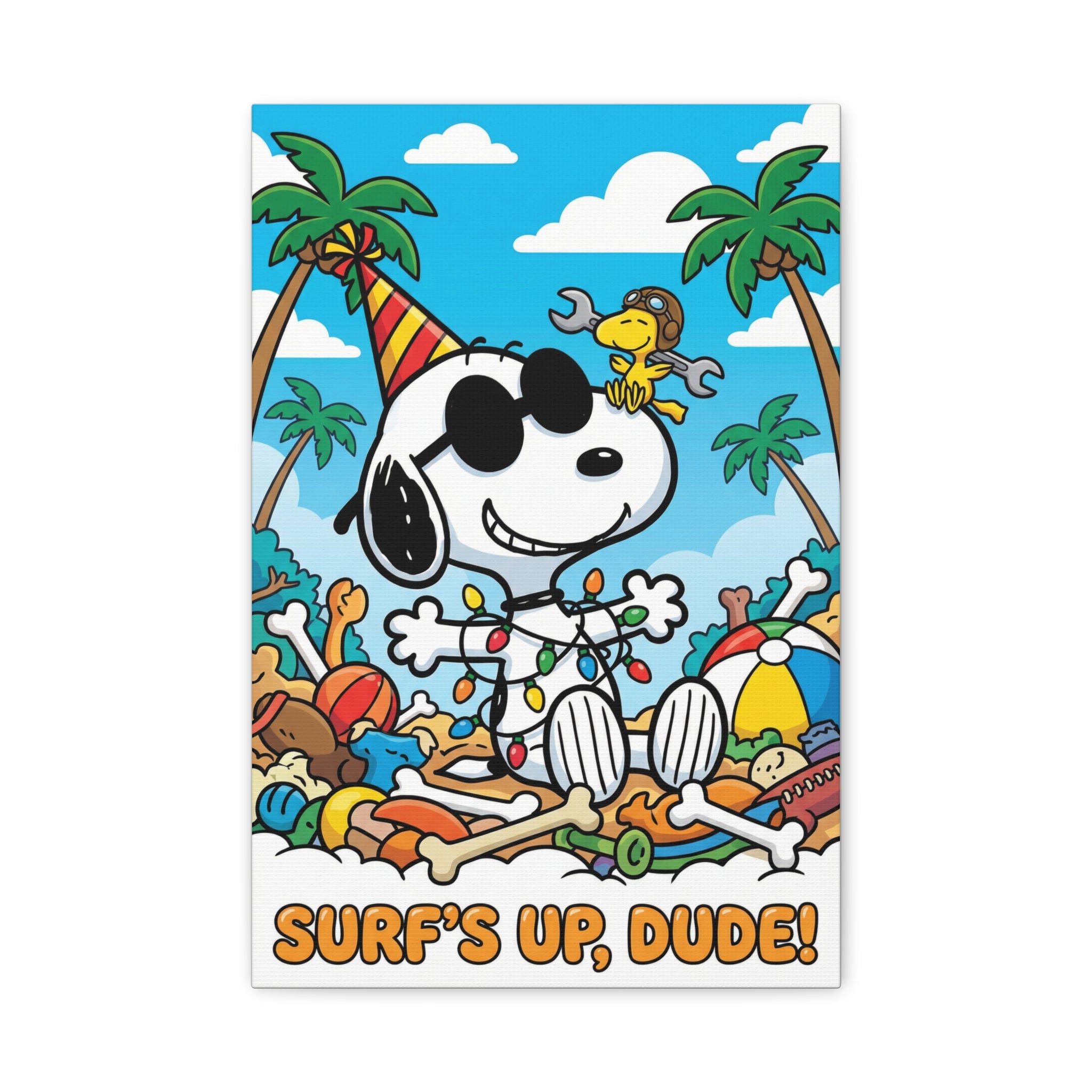 Snoopy Sailing Day Canvas