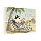 Tropical Aloha Beach Canvas