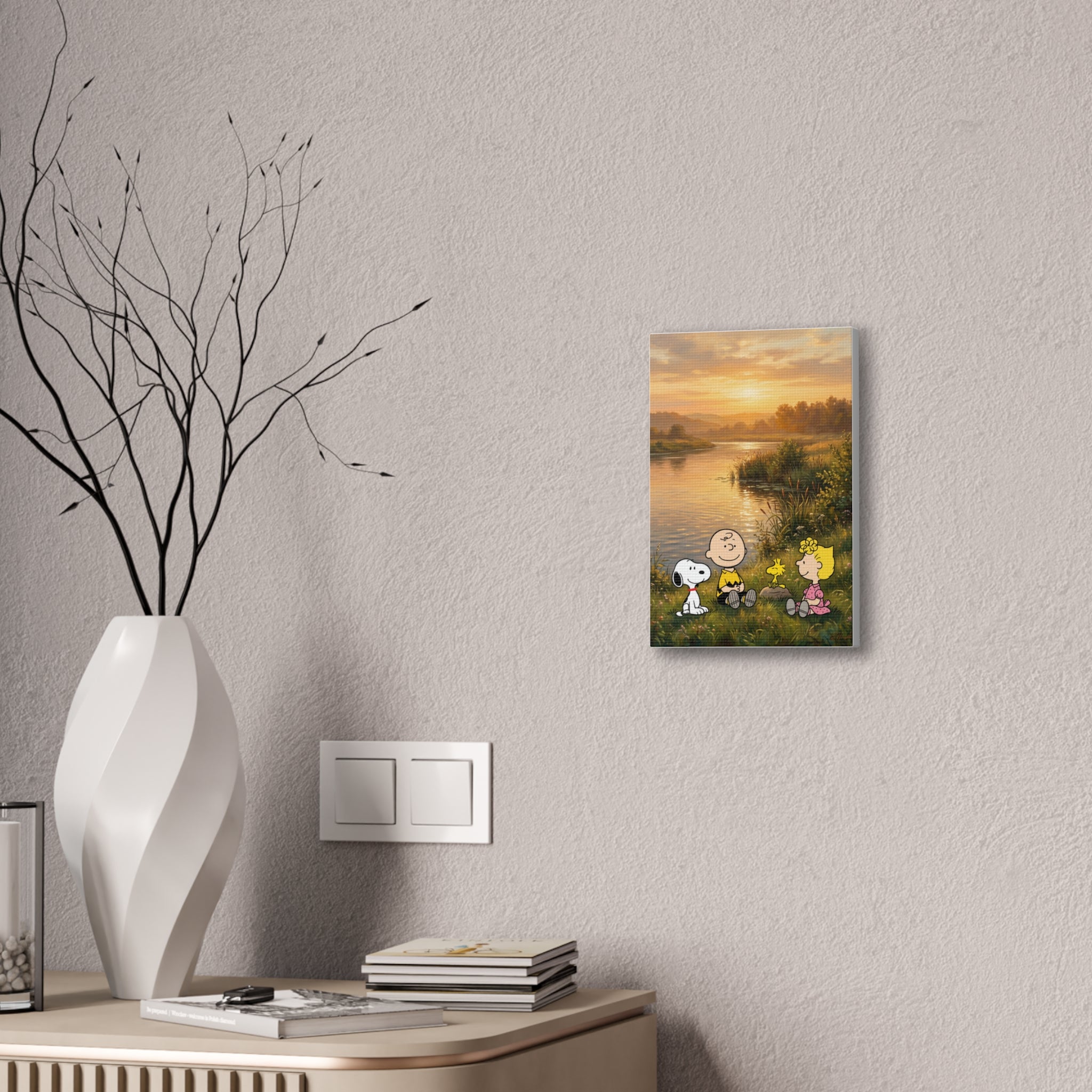 Peanuts Sunset Canvas