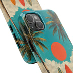 Retro Beach Sun Case