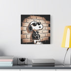 Cool Sunglasses Dog Canvas