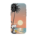 Snoopy Beach Sunset Phone Case
