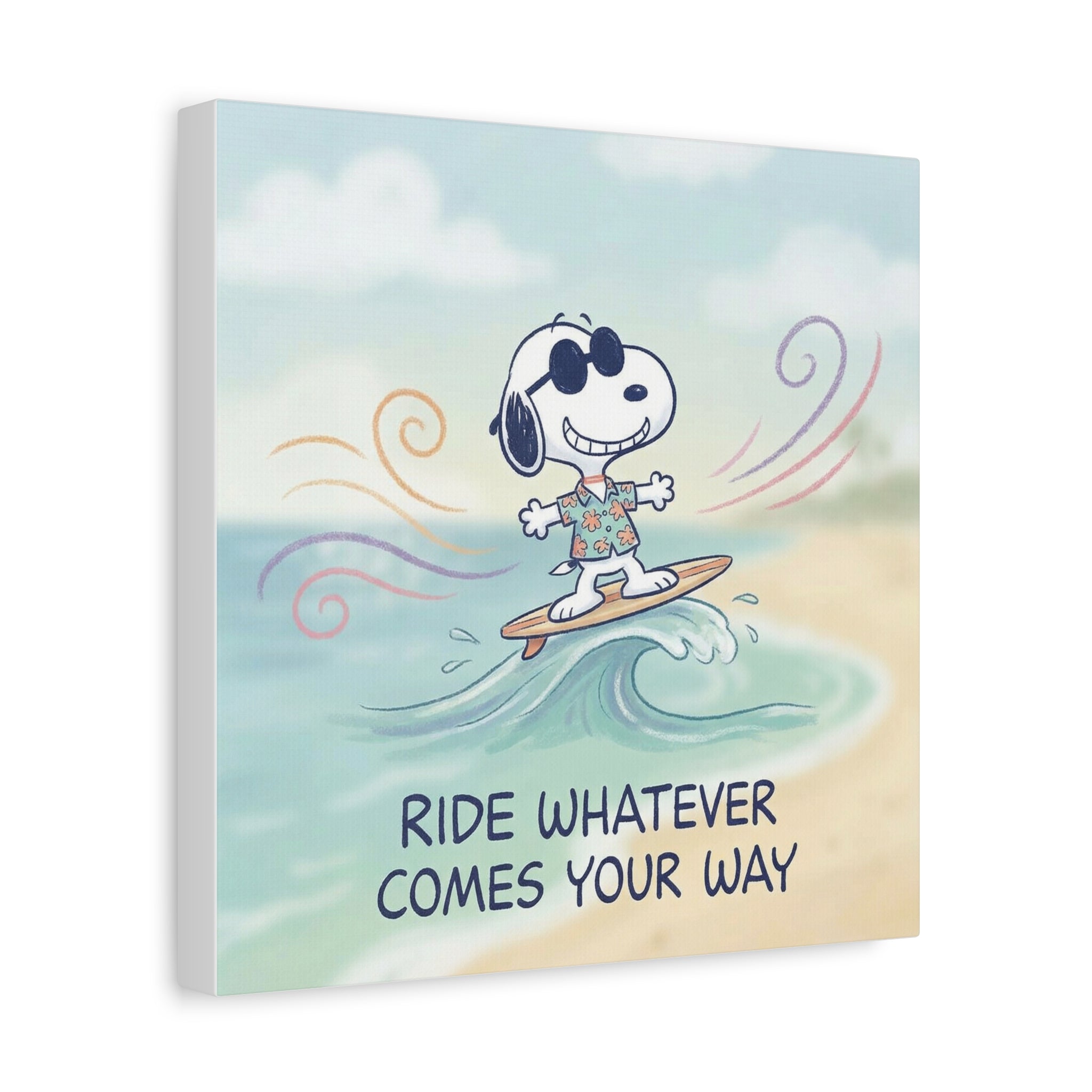 Ride Whatever Comes Canvas