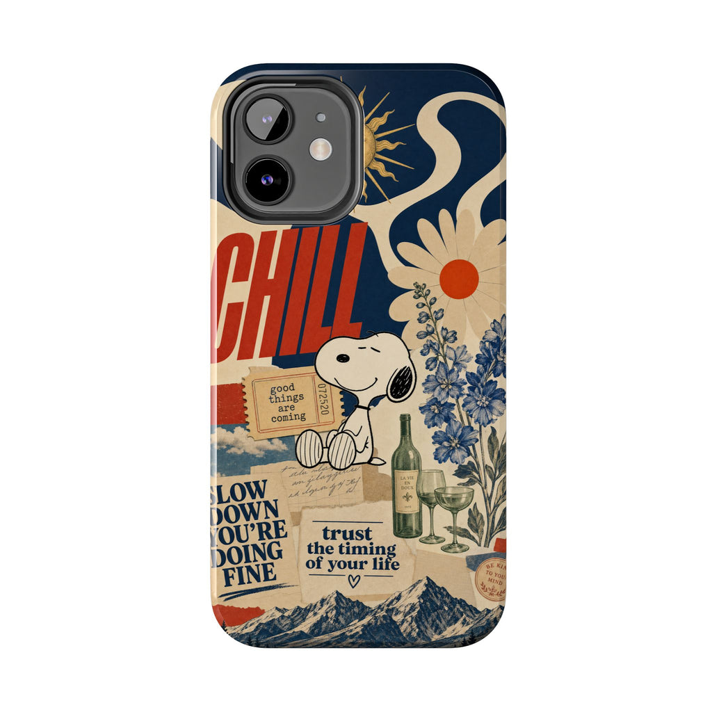 Snoopy Chill Collage Case
