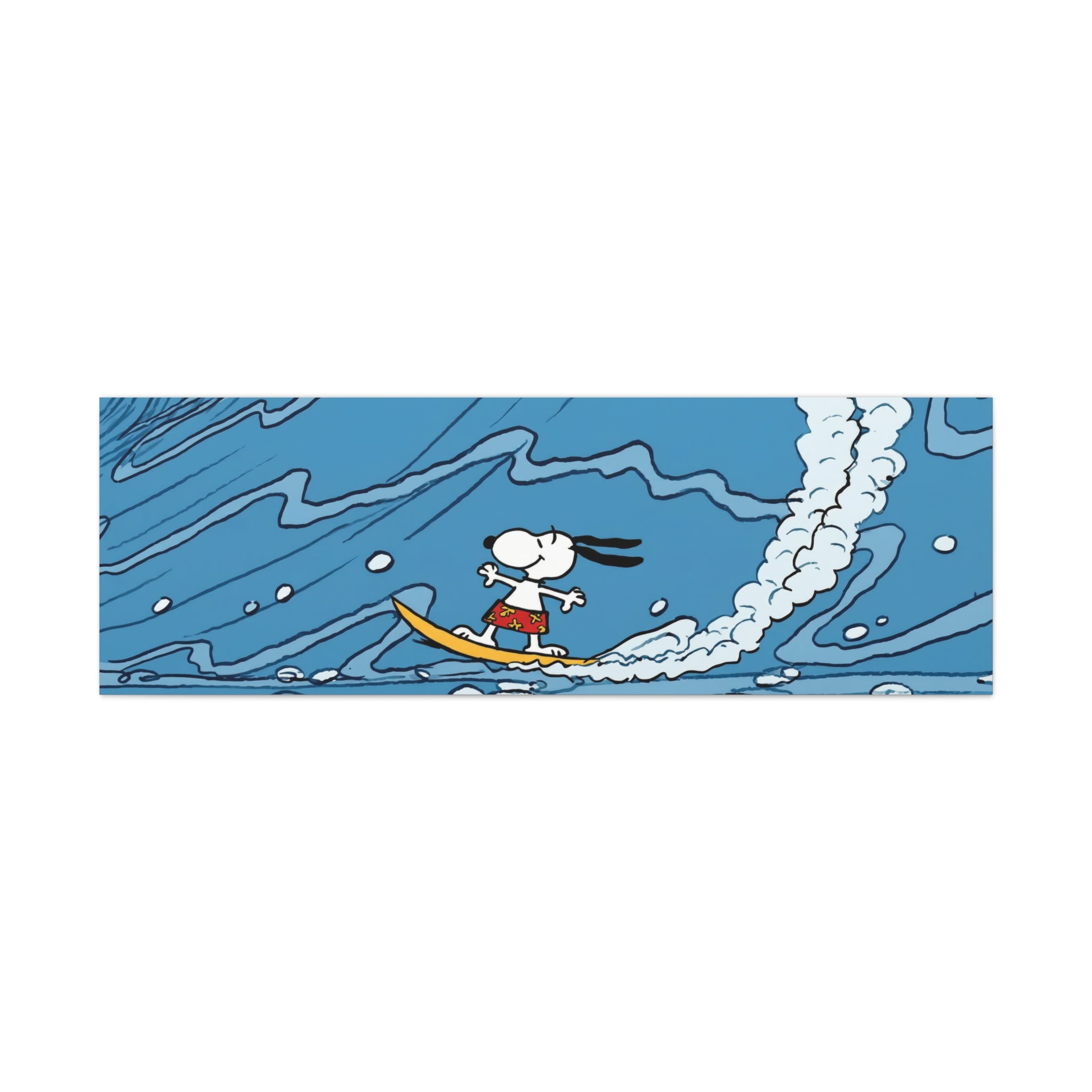 Surfing Snoopy Canvas