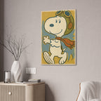 Vintage Snoopy Pilot Canvas
