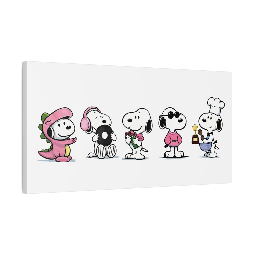 Snoopy Lineup Canvas