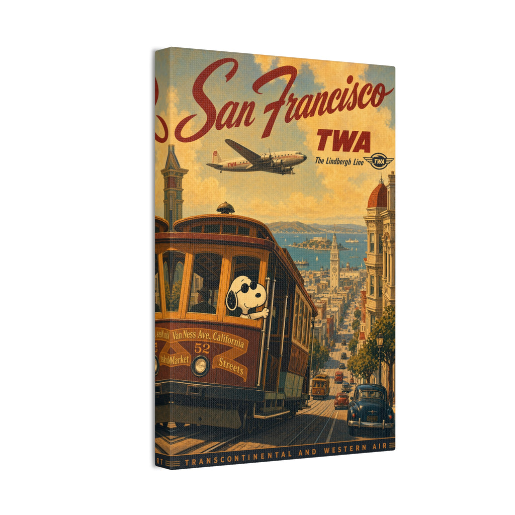 San Francisco Cable Canvas