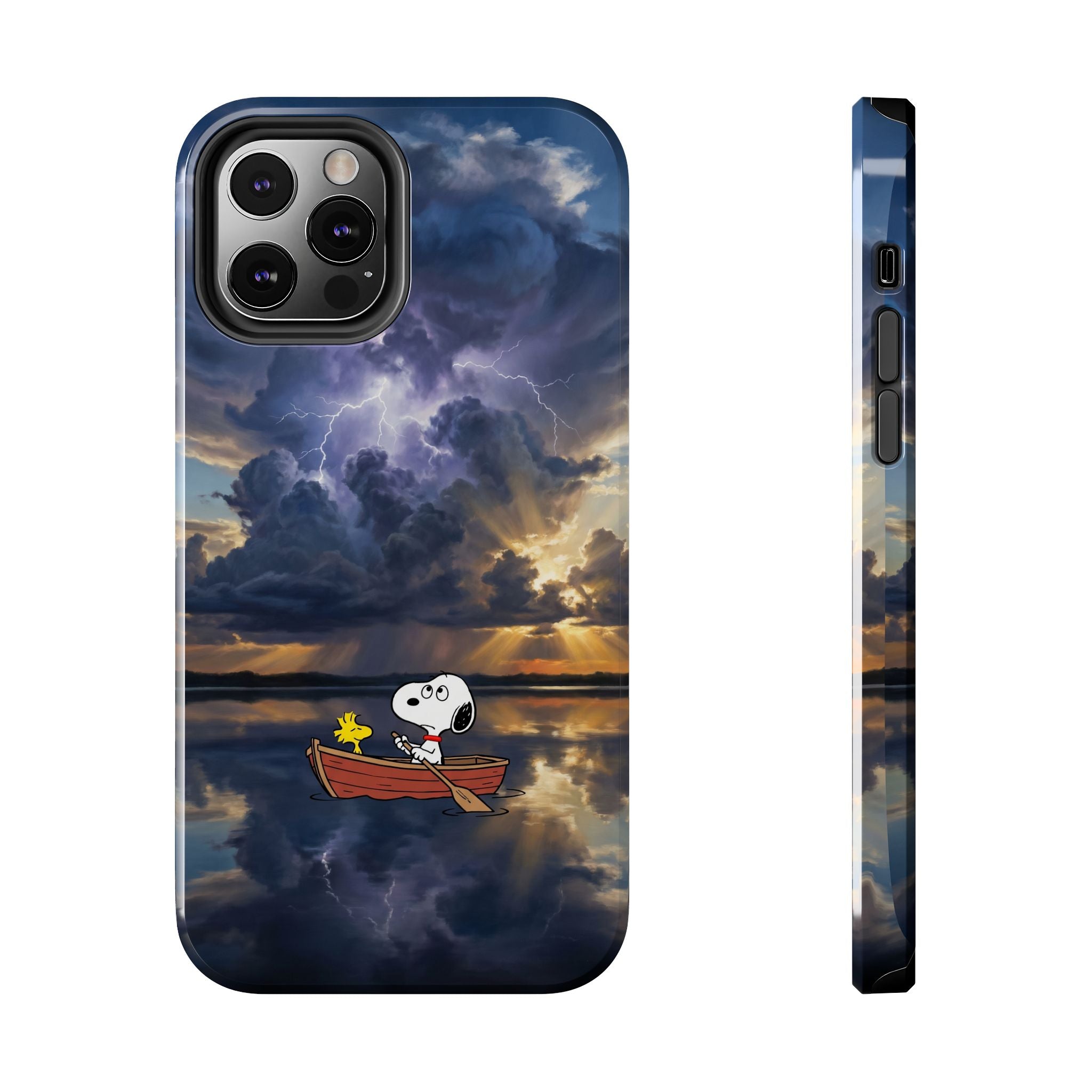 Stormy Rowboat Phone Case