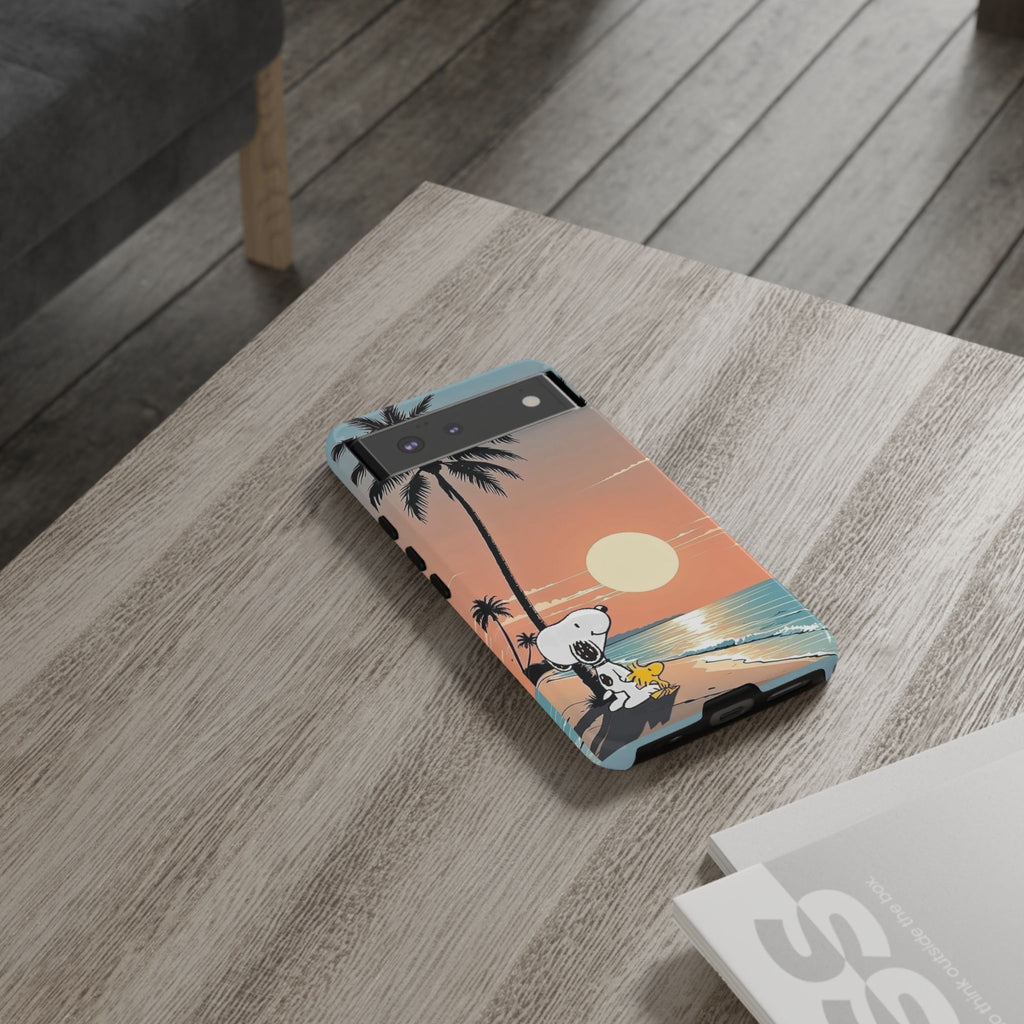 Snoopy Beach Sunset Phone Case