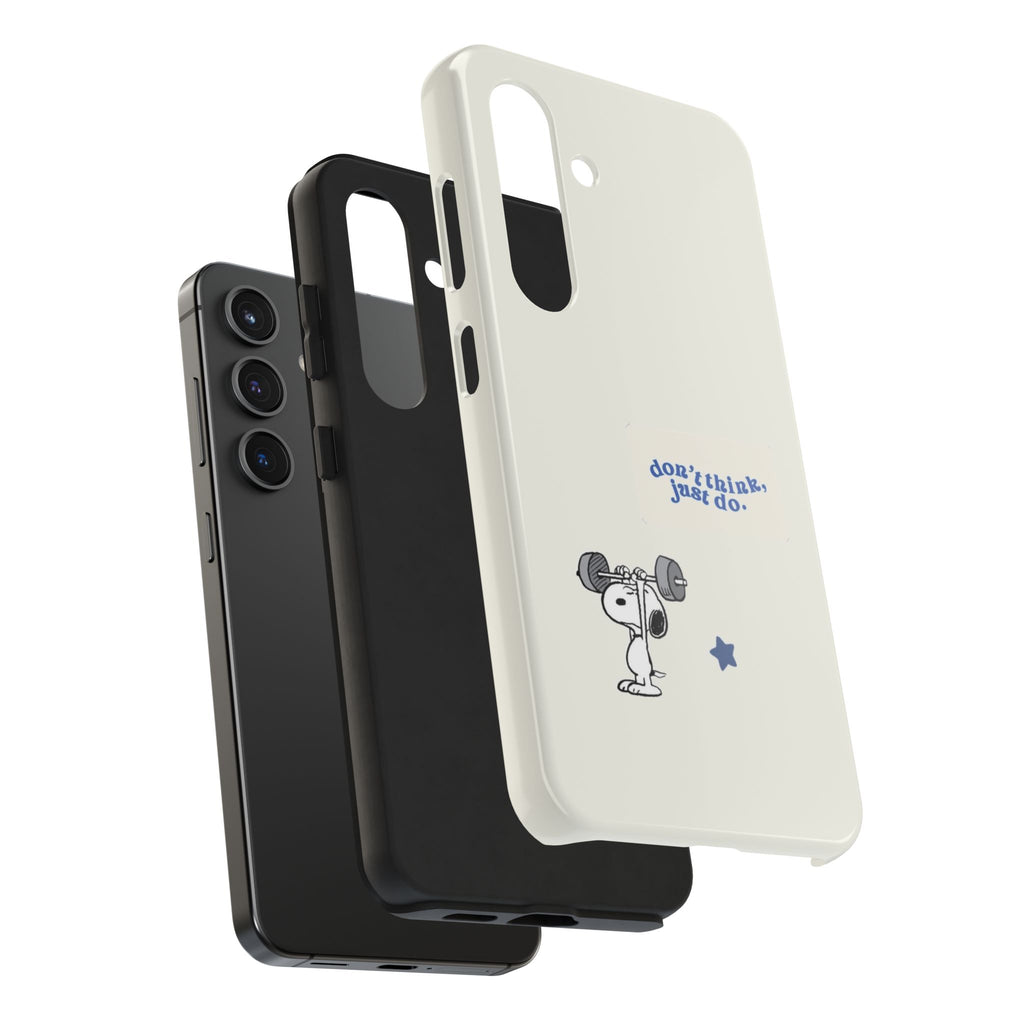 Snoopy Weightlifting Phone Case