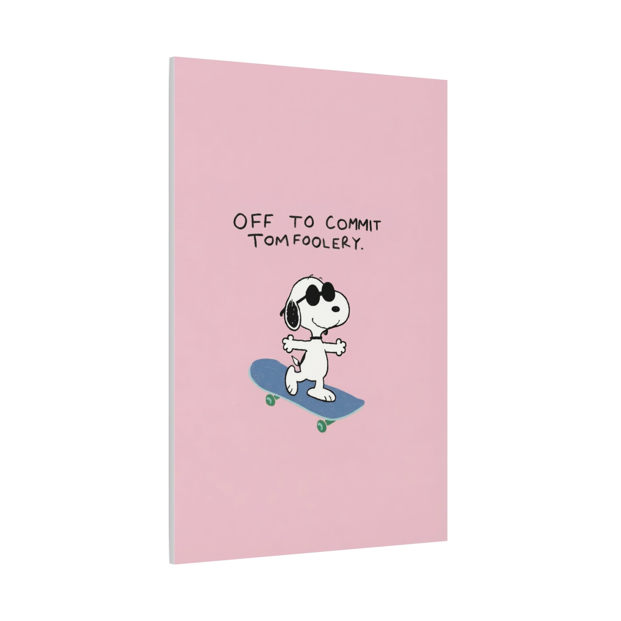 Snoopy Cartoon Poster Canvas