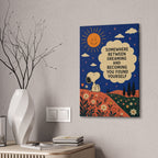 Snoopy Inspirational Quote Canvas