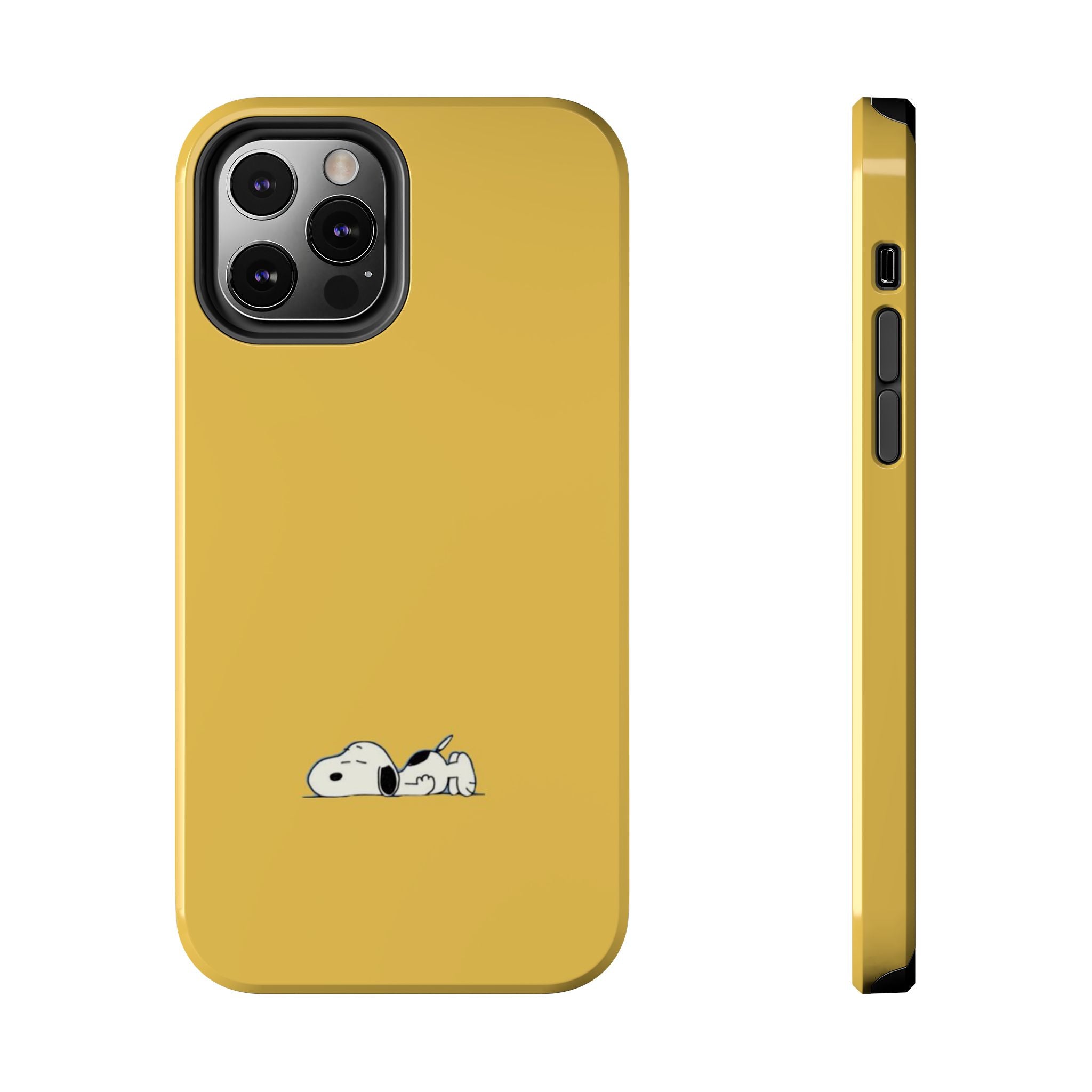 Sleeping Snoopy Yellow Phone Case