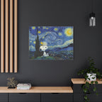 Snoopy Starry Sky Canvas