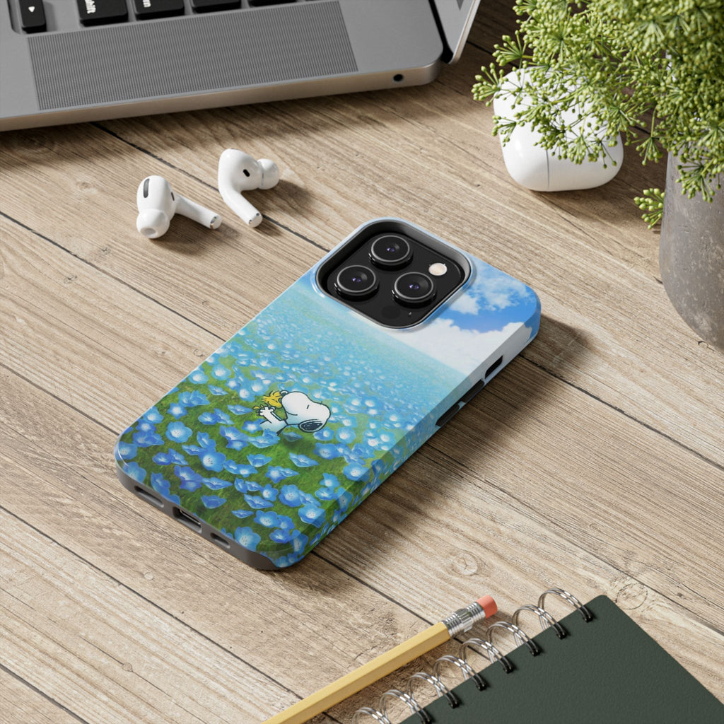 Blue Flower Field Case
