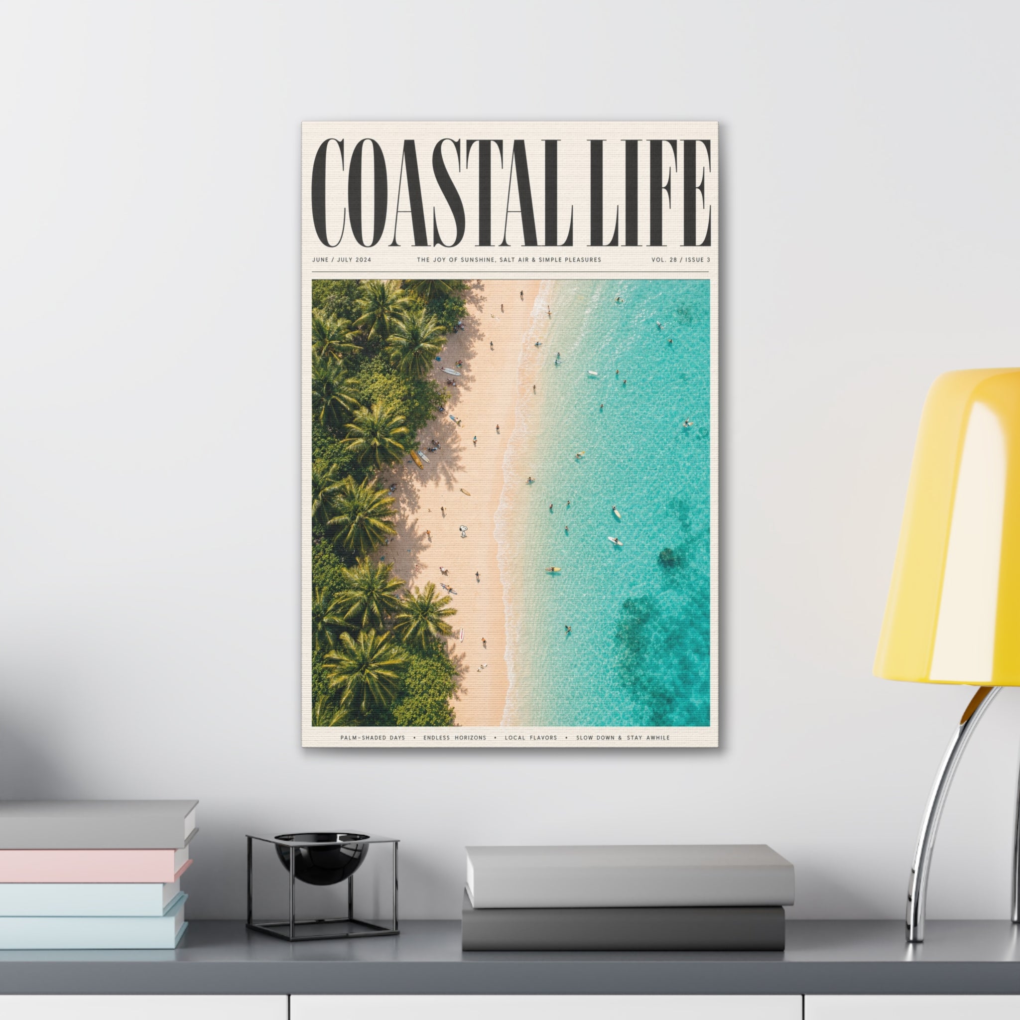 Coastal Life Beach Canvas
