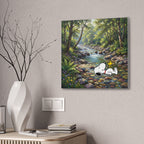 River Scene Canvas