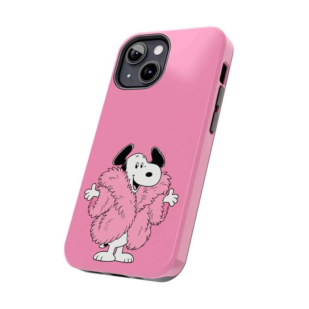 Pink Fuzzy Coat Case