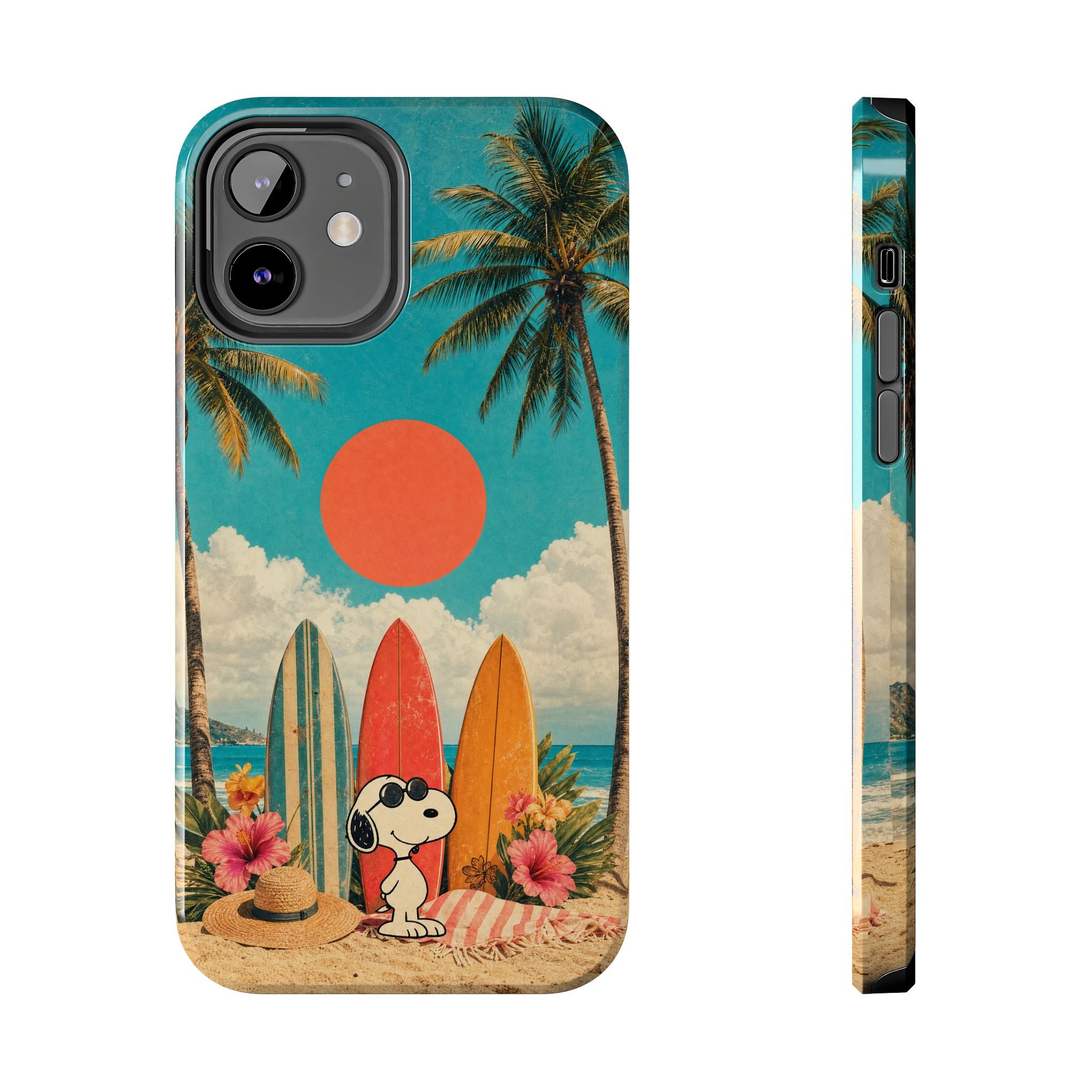 Retro Beach Sun Case