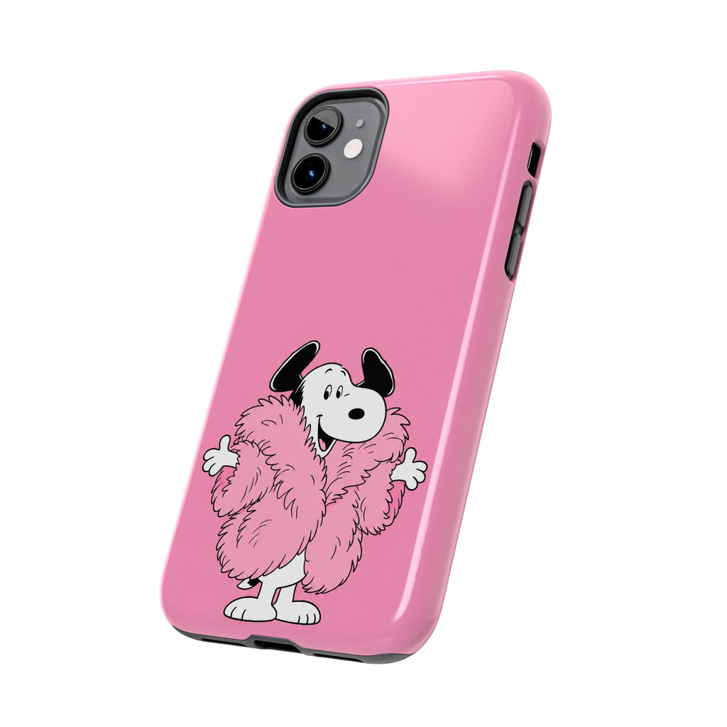 Pink Fuzzy Coat Case