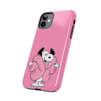 Pink Fuzzy Coat Case