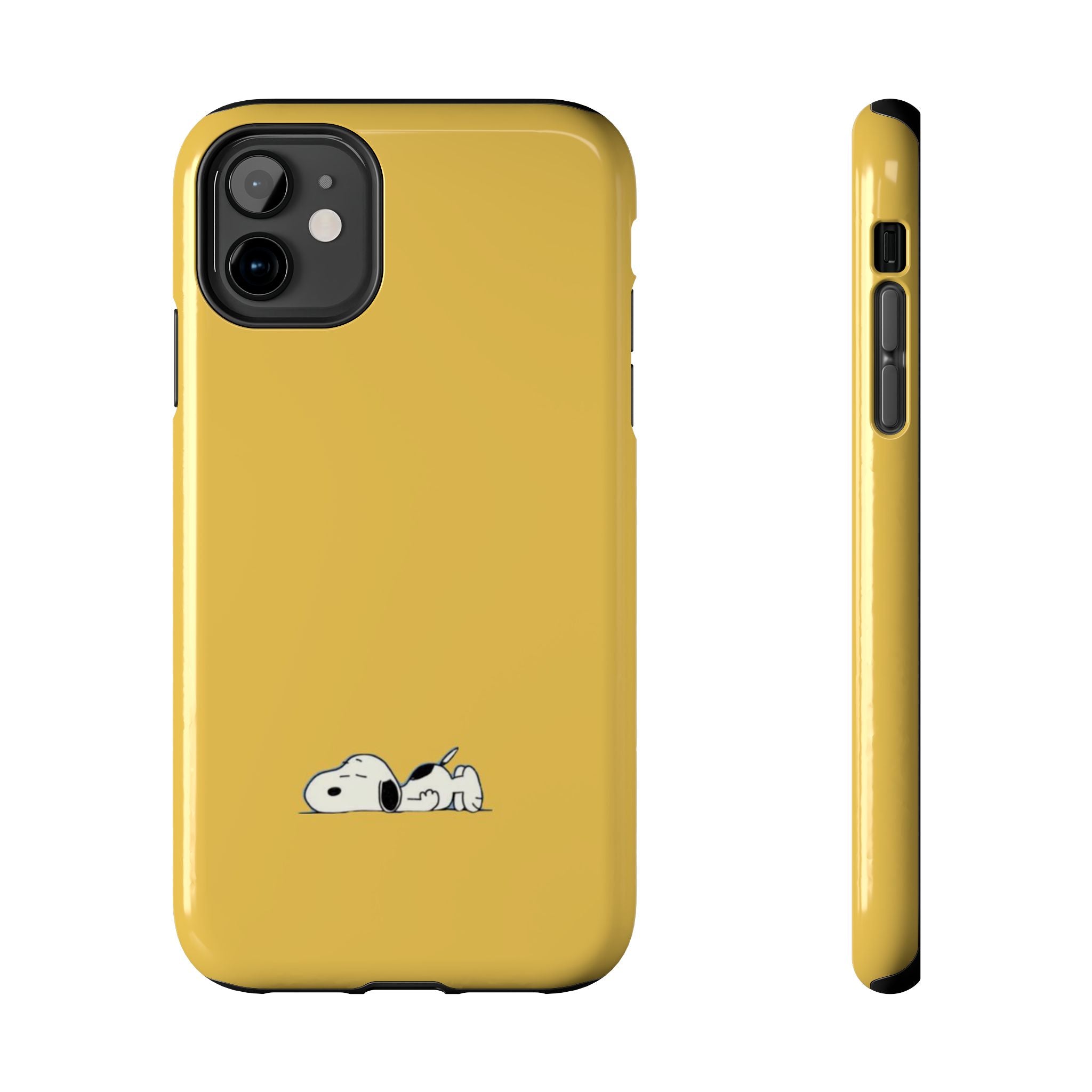 Sleeping Snoopy Yellow Phone Case