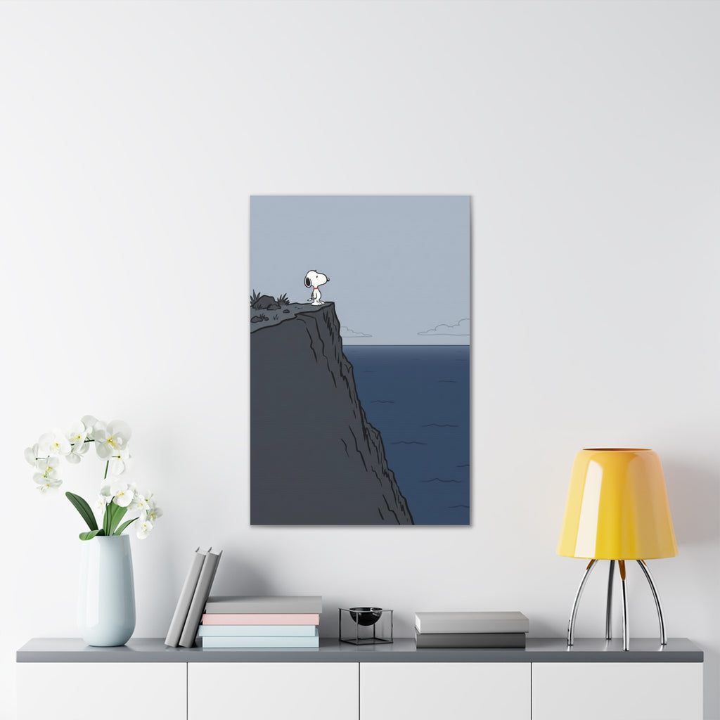 Snoopy Cliffside Canvas