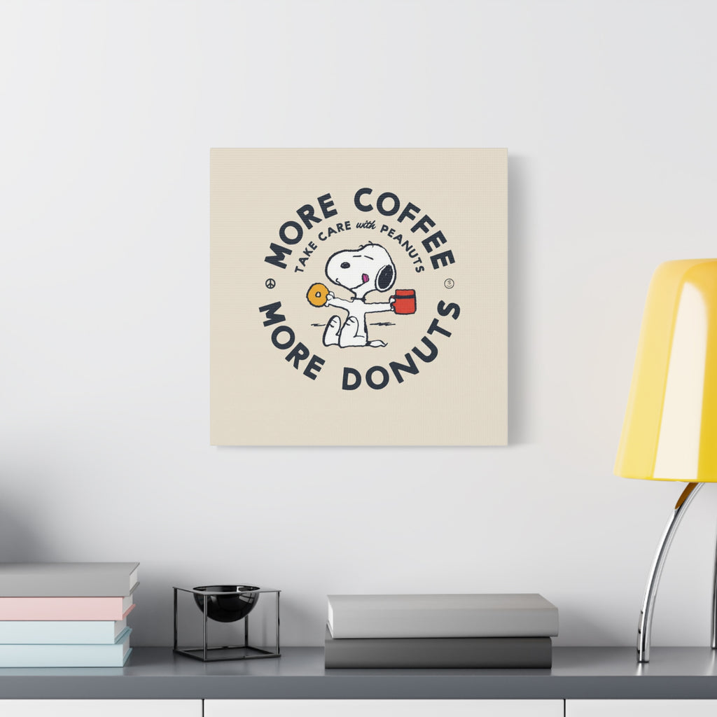 Coffee And Donuts Canvas