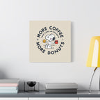 Coffee And Donuts Canvas