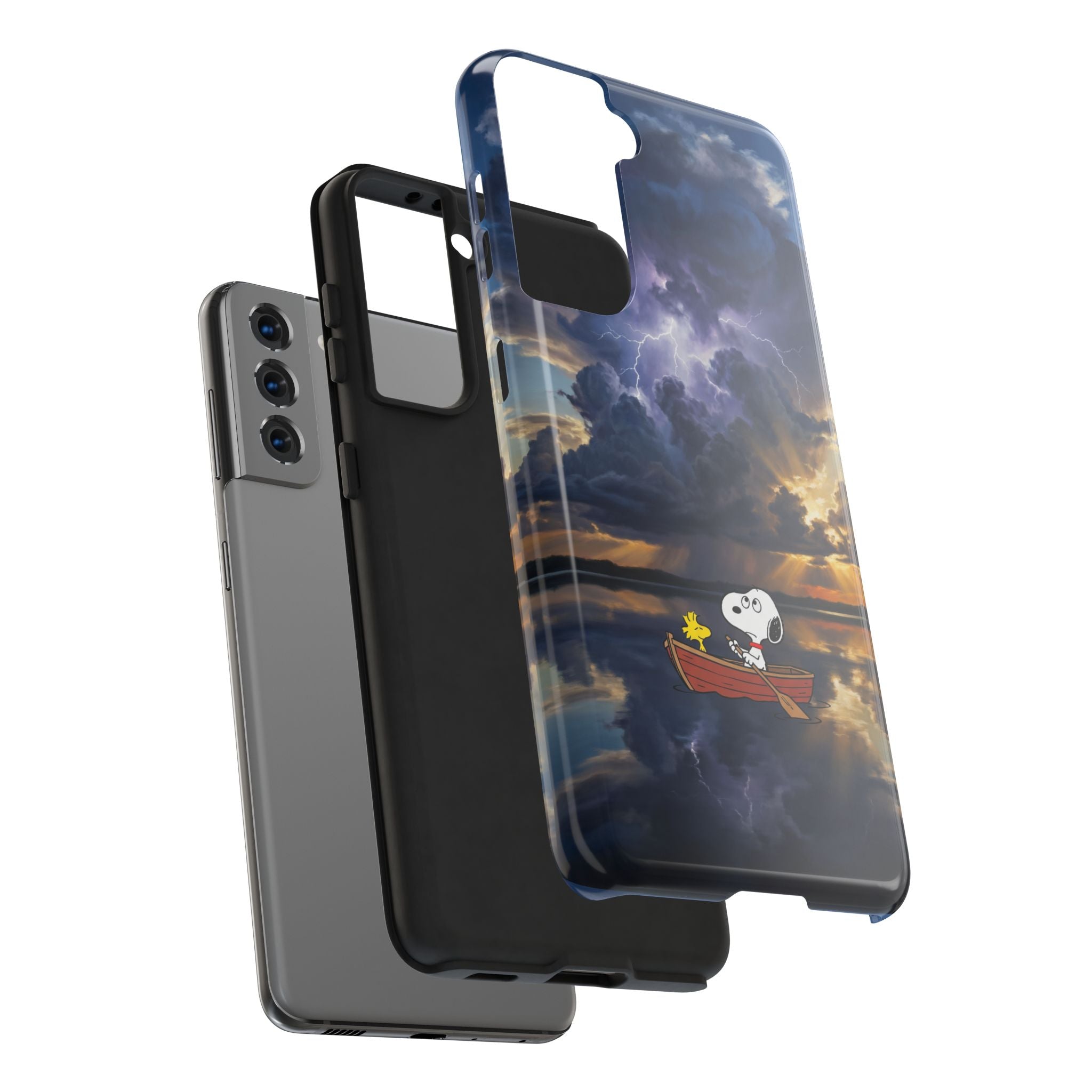 Stormy Rowboat Phone Case
