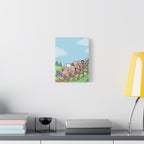 Snoopy Roller Coaster Canvas