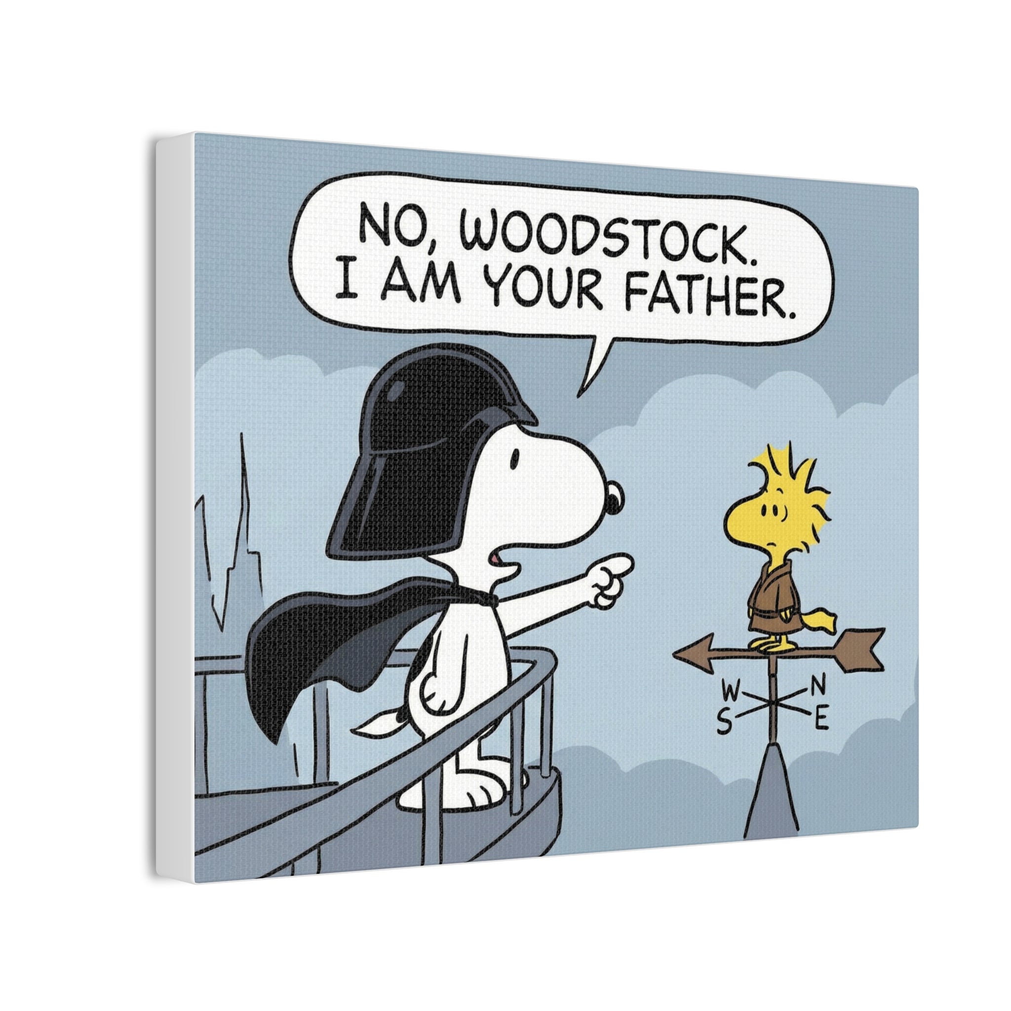 Snoopy Vader Comic Canvas